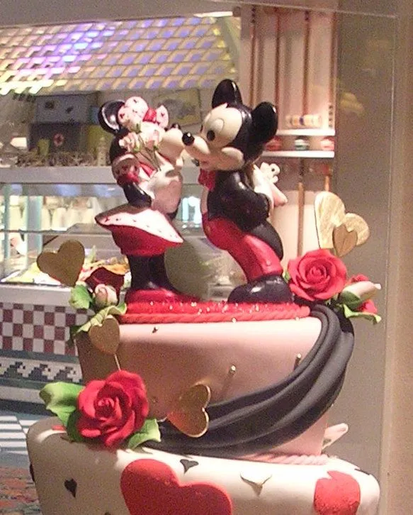 Torta de Mickey y Minnie - Mickey and Minnie Cake - Atelier de Charo