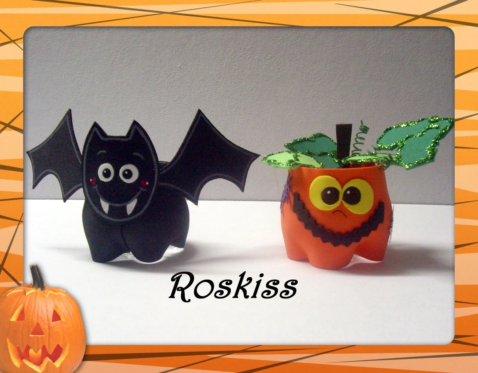 El Atelier de Roskiss: Dulceros reciclados para Halloween