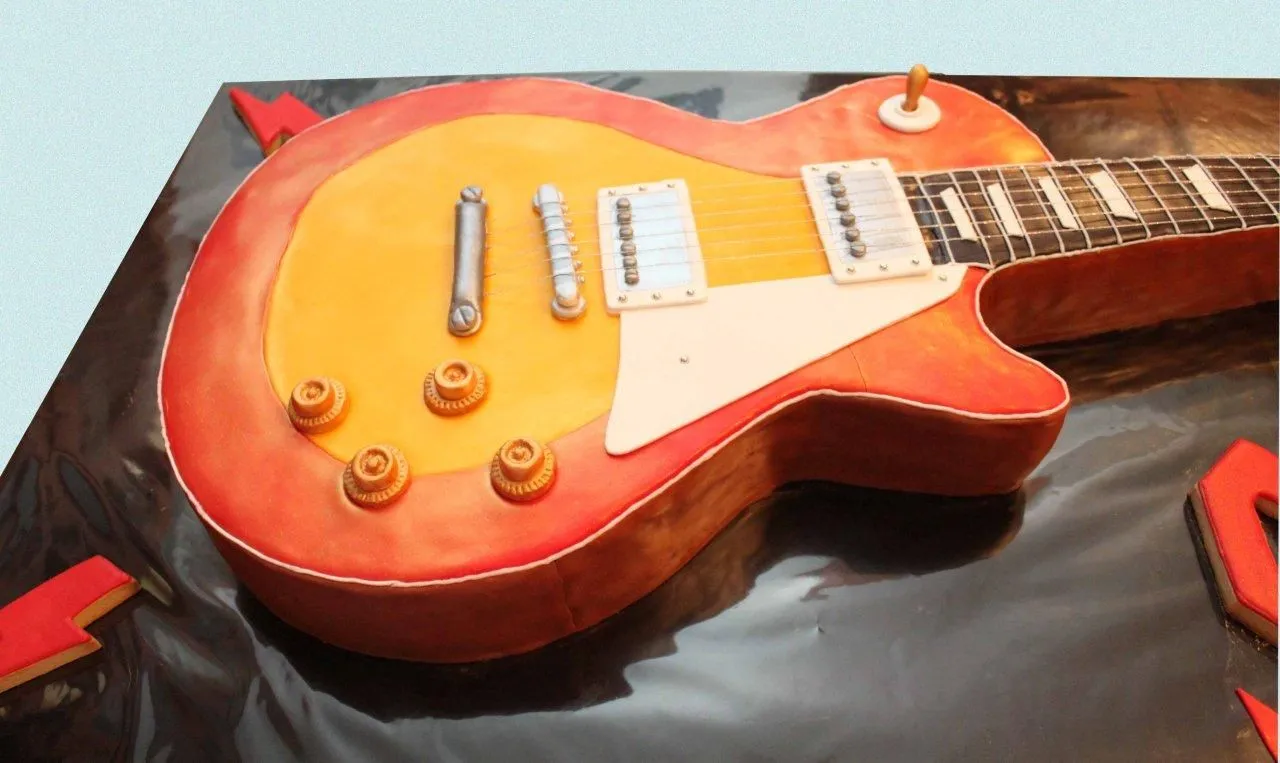 Atelier Sucrème: Pastel guitarra Les Paul