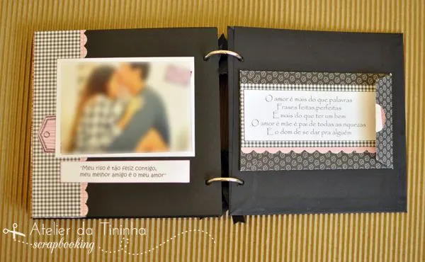 atelier da tininha: Mini Album de Scrapbooking Presente para ...