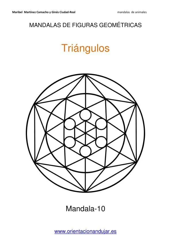 Trabajamos la atención con Mandalas con figuras geométricas ...