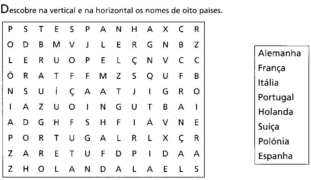 Atividades Escolares: Atividades para disléxicos