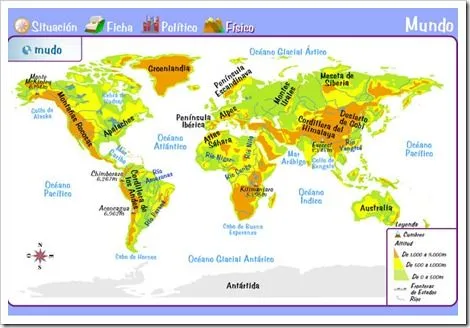 ATLAS de los CONTINENTES | Mi Clase En La Nube