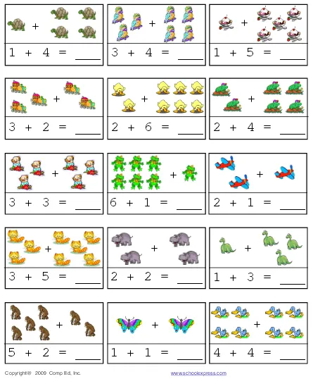 EN EL AULA DE APOYO: SUMAS CON APOYO GRÁFICO