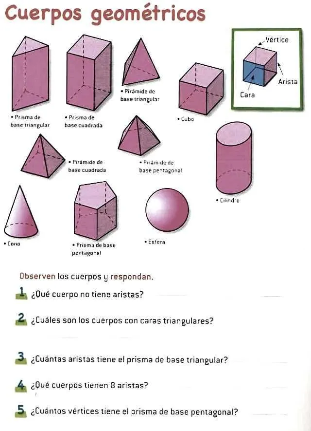 Aula Seño Sory...: Cuerpos geométricos. Actividades!!!