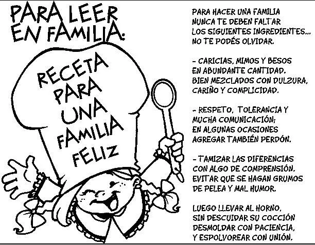 Aula Seño Sory...: Semana de la Familia