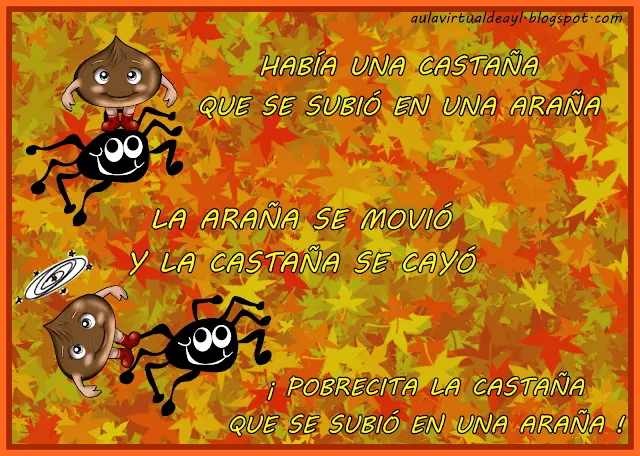 Aula virtual de audición y lenguaje: Poemas de otoño