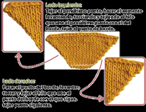 Aumentando puntos - Tejiendo Perú