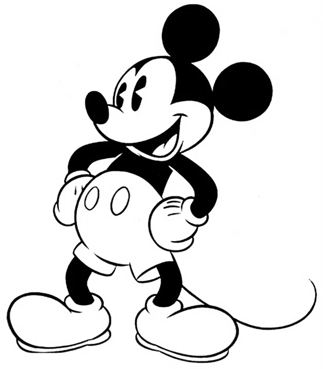 Ausmalbild Micky Maus Download Herunterladen Pdf Papier Stifte ...