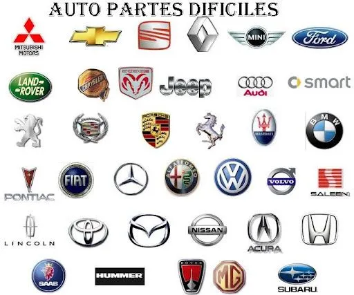 AUTO PARTES DIFICILES DE CONSEGUIR