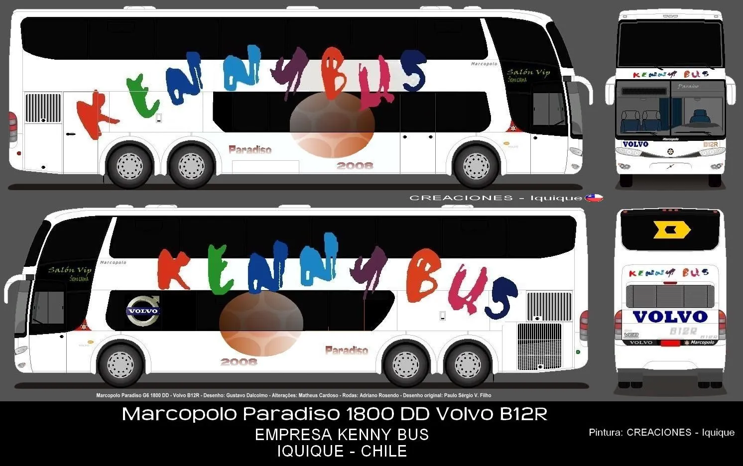 Autobuses de papel para armar - Imagui