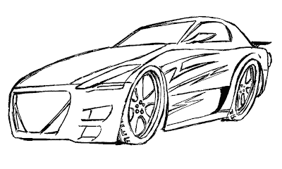 Autos tuning para pintar e imprimir - Imagui