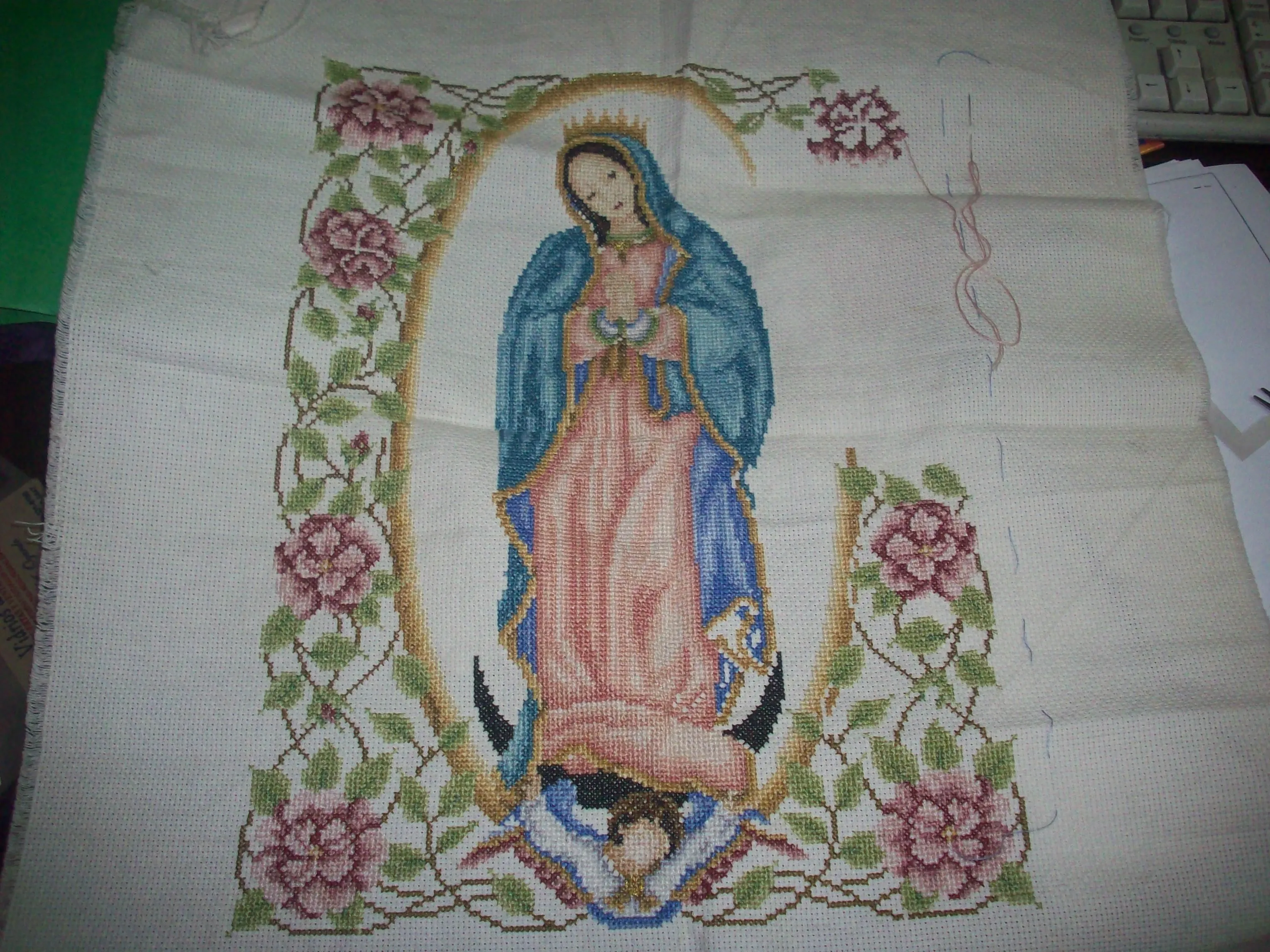 Nuevos avances de la Virgen de Guadalupe | Duende del Bordado