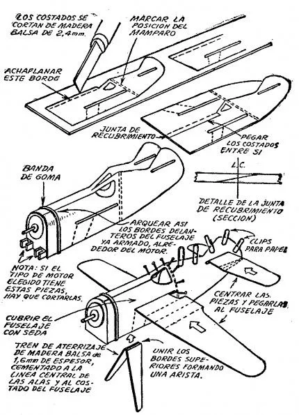 Como hacer un AVION CON MOTOR ELECTRICO | Como hacer ...