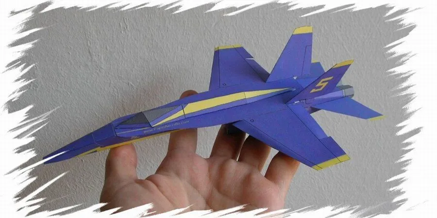 Aviones de papel para armar e imprimir - Imagui