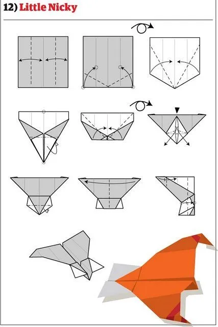 Cómo hacer aviones de papel – Marcianos