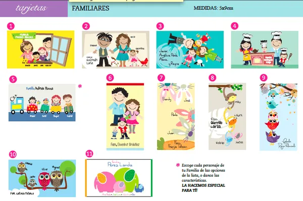 AWA Sociales on Twitter: "Hacemos tus tarjetas familiares ...