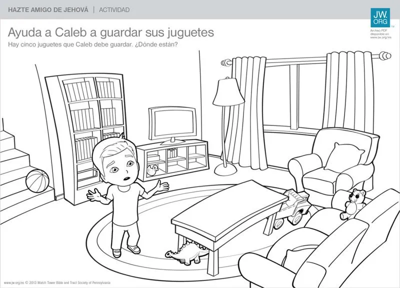 Ayuda a Caleb a guardar sus juguetes | Hazte amigo de Jehová