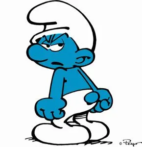 azrael gargamel papa pitufo pitufina grunon fortachon goloso vanidoso ...