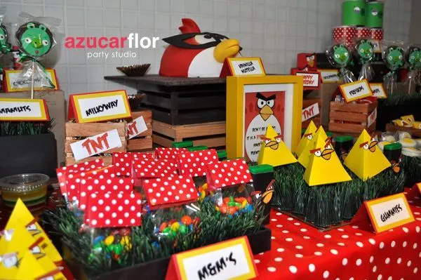 AZUCAR FLOR angry birds | Party - Angry birds | Pinterest