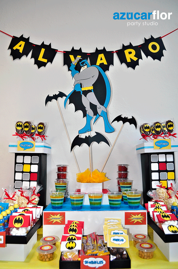 AZUCAR FLOR party studio: BATMAN