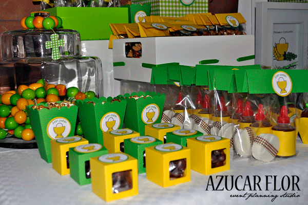 AZUCAR FLOR party studio: Primera Comunión de Juan Pablo (mesa de ...