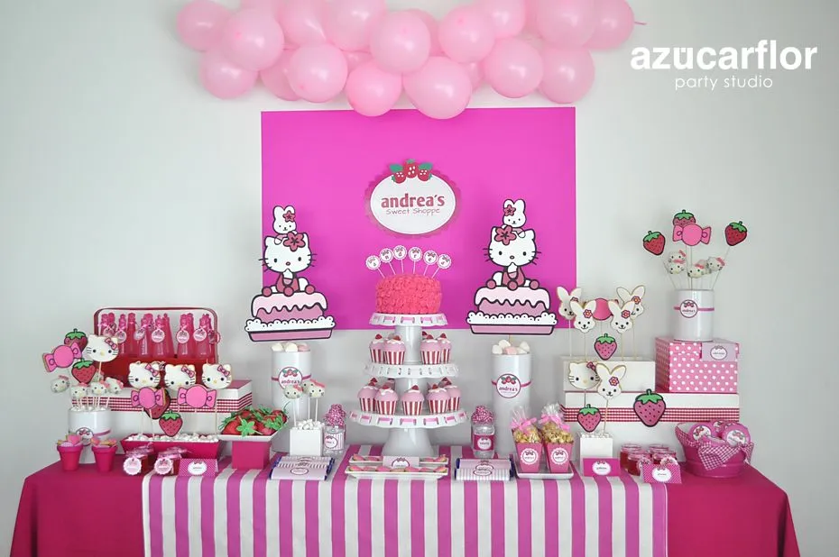 AZUCAR FLOR party studio: Hello Kitty (fiesta Andrea)