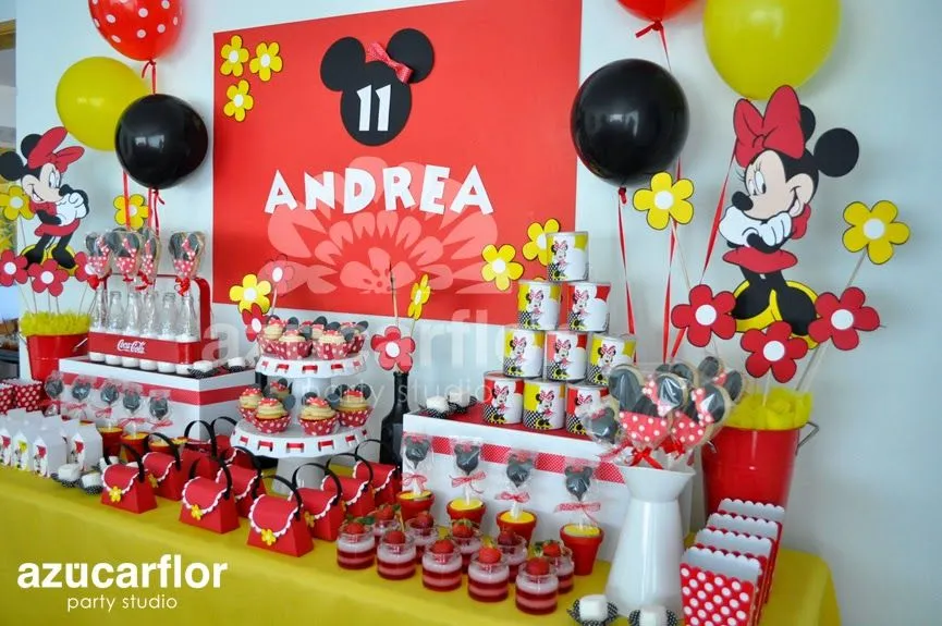 AZUCAR FLOR party studio: Minnie Mouse Clásica