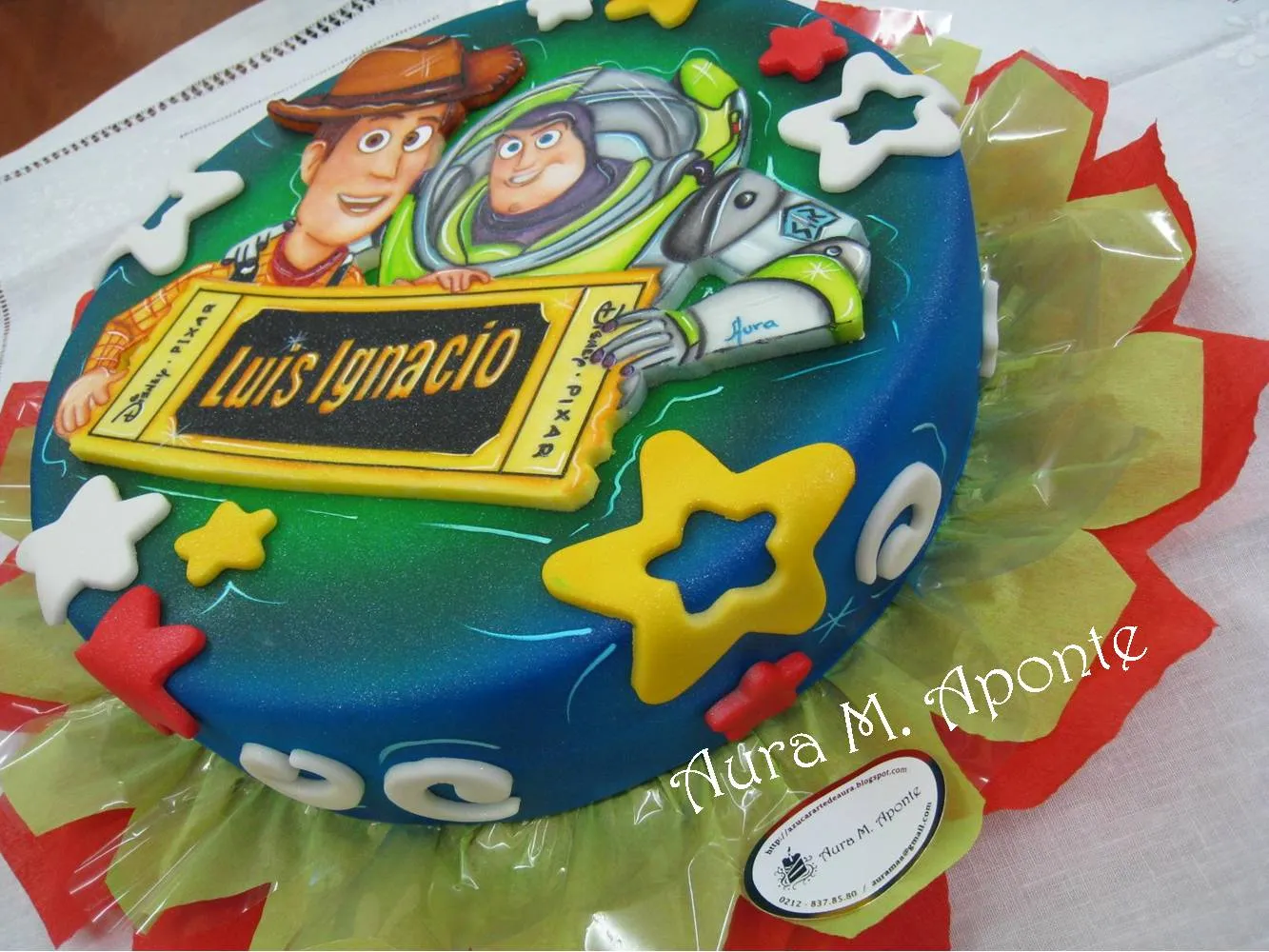 AzucarArte de Aura: Buzz y Woody acompañan a Luis Ignacio