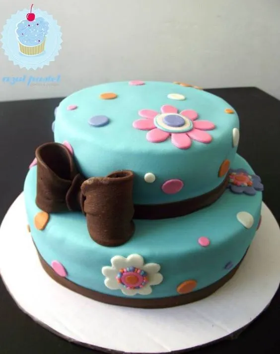 Azul Pastel - Postres y Pasteles Finos: PASTELES DECORADOS CON ...