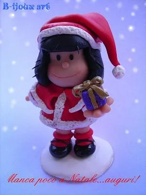 b-ijouxart: Mafalda Santa Claus