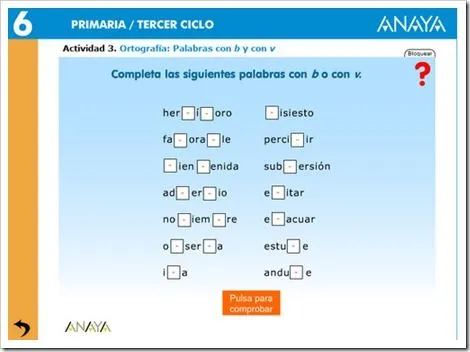 USO DE LA “B” Y DE LA “V” | JUGANDO Y APRENDIENDO