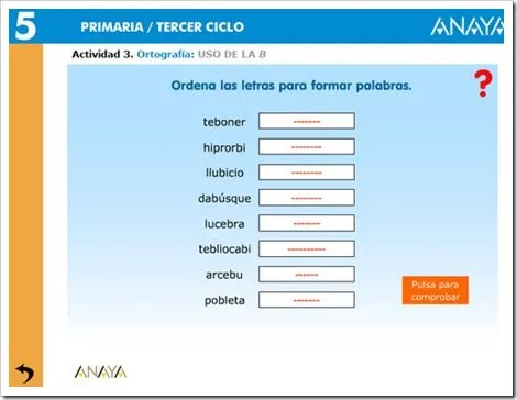 USO DE LA “B” Y DE LA “V” | JUGANDO Y APRENDIENDO