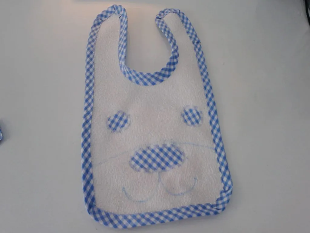 Como hacer baberos paso a paso – Patrones para impresora - Patrones gratis