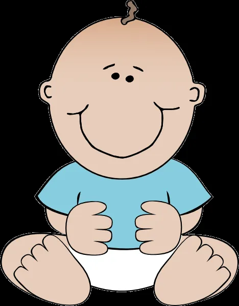 Baby Boy Sitting clip art - vector clip art online, royalty free ...