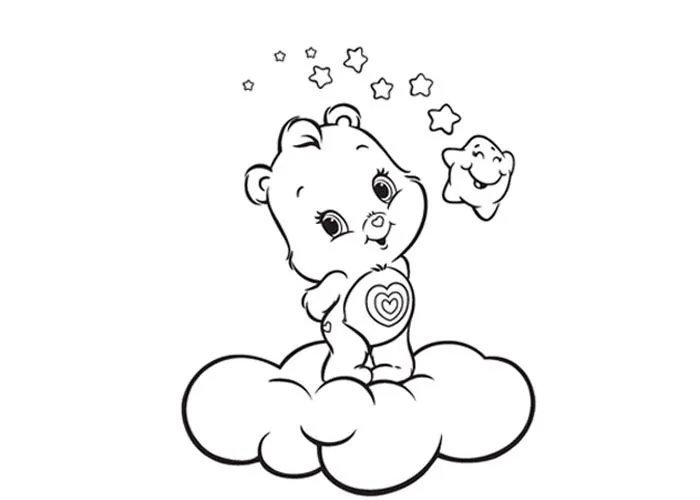 baby care bears Colouring Pages