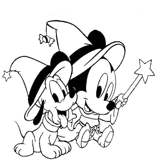 Baby Cartoon Character Coloring Pages