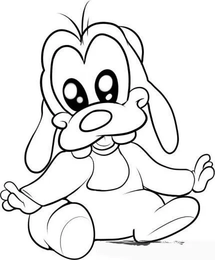 Baby Disney Coloring Pages