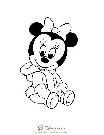 BABY DISNEY: DIBUJOS DE MICKEY Y MINNIE