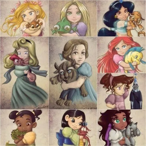 baby disney princesses | Tumblr