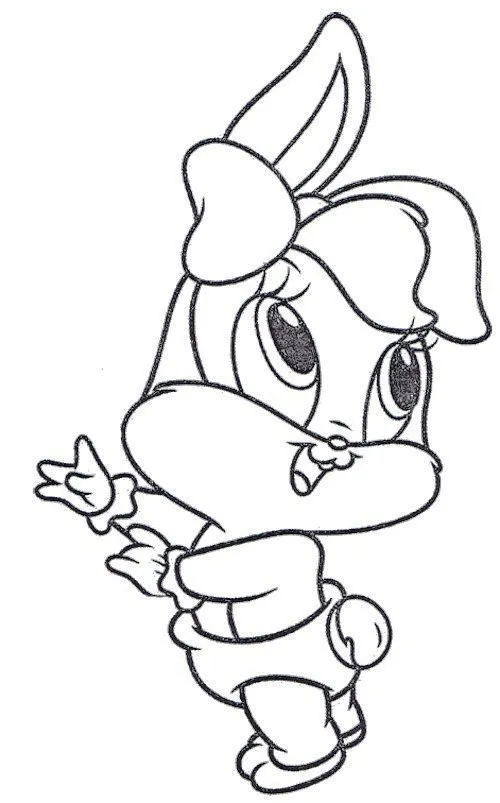 Baby Girl Looney Tunes Coloring Page | Moldes | Pinterest | Looney ...