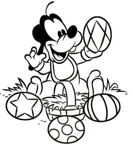 Baby Goofy Coloring Pages Pictures