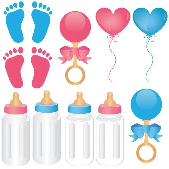 Baby Items Clip Art - PNG | Scrapbooking and Printables | Pinterest
