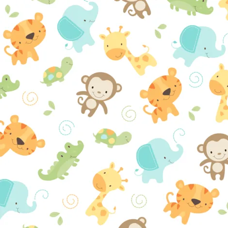 BABY JUNGLE ANIMAL PATTERN | Free Baby Patterns