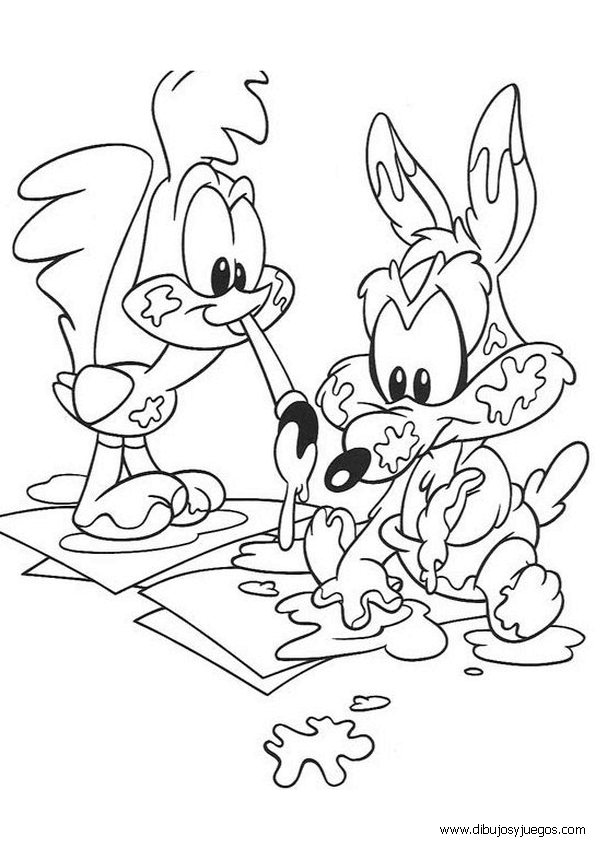 baby-looney-tunes-037 | Dibujos y juegos, para pintar y colorear