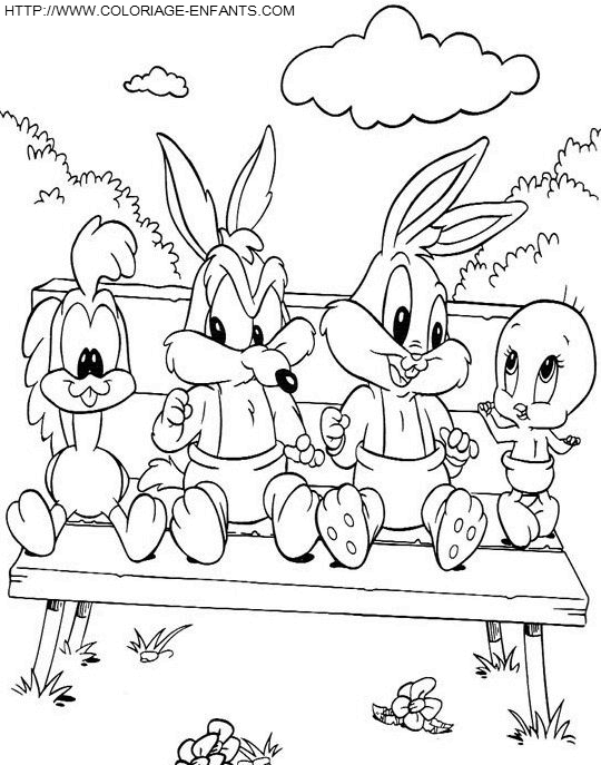 baby looney tunes dibujos para colorear | VLC peque