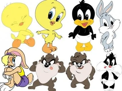 Baby Looney Tunes Baby Looney Tunes Cartoon Characters Vector ...