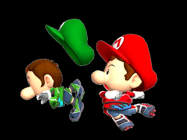 Baby Mario Tackles Baby Luigi by BabyLuigiOnFire on deviantART