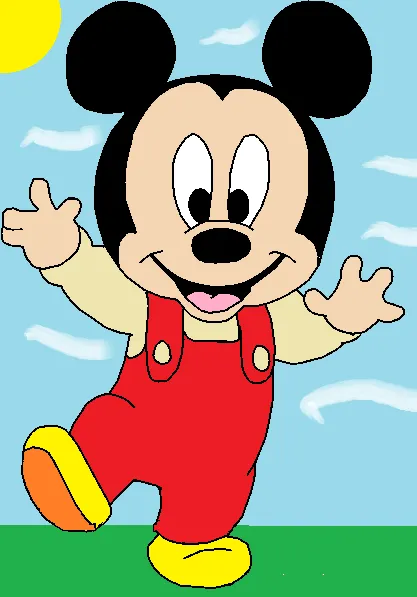 Baby mickey by marlow101 on DeviantArt