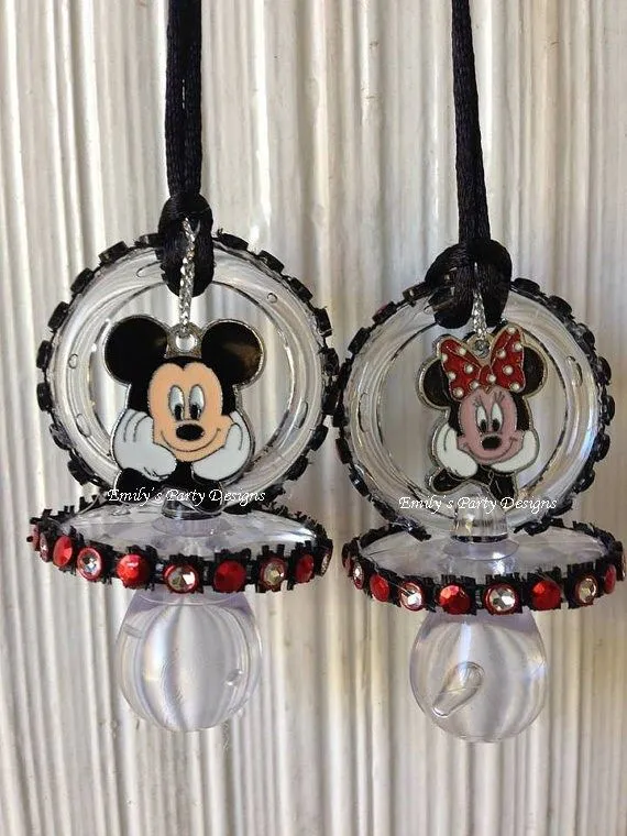 Baby Mickey Mouse Baby Shower Pacifier by designsbyemilys on Etsy